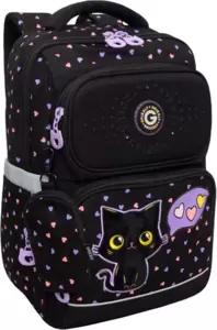 Школьный рюкзак Grizzly RAn-588-3 (черный) фото