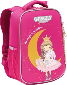 Школьный рюкзак Grizzly RAw-396-3 (розовый) фото