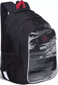 Школьный рюкзак Grizzly RB-252-3 (черный/серый) фото