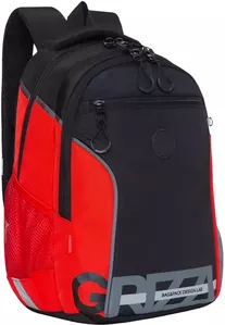 Школьный рюкзак Grizzly RB-259-1m (черный/красный/серый) icon