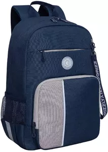 Школьный рюкзак Grizzly RB-355-2 (синий/серый) фото