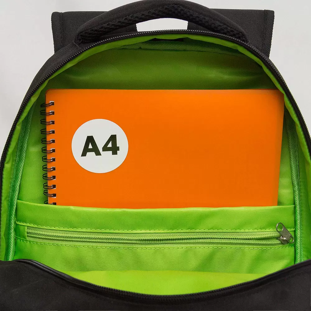 Школьный рюкзак Grizzly RB-554-3 (черный) фото 6