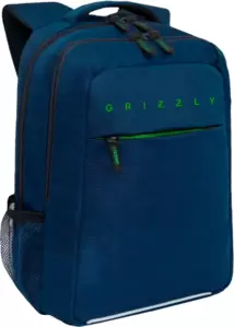 Школьный рюкзак Grizzly RB-556-1 (синий) фото