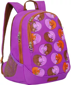 Школьный рюкзак Grizzly RD-041-3 (фиолетовый) фото