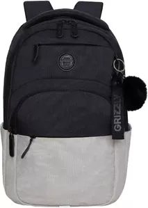 Городской рюкзак Grizzly RD-341-2 (черный/бежевый) фото