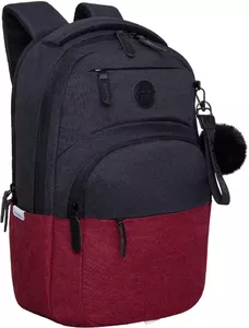 Городской рюкзак Grizzly RD-341-2 (черный/красный) фото