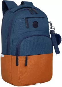 Городской рюкзак Grizzly RD-341-2 (синий/оранжевый) фото