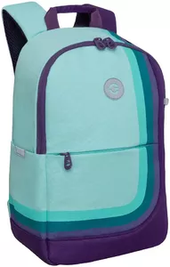 Школьный рюкзак Grizzly RD-345-1 (мятный/фиолетовый) фото