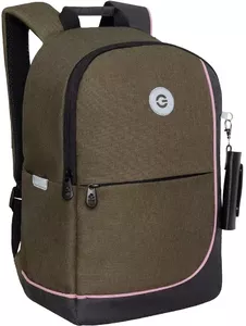 Школьный рюкзак Grizzly RD-345-2 (хаки/черный) фото