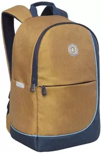 Школьный рюкзак Grizzly RD-345-2 (коричневый/синий) фото