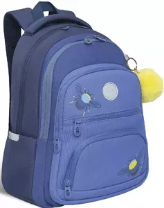 Школьный рюкзак Grizzly RG-262-1 (синий/голубой) фото