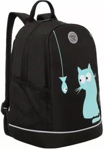 Школьный рюкзак Grizzly RG-263-4 черный/мятный icon