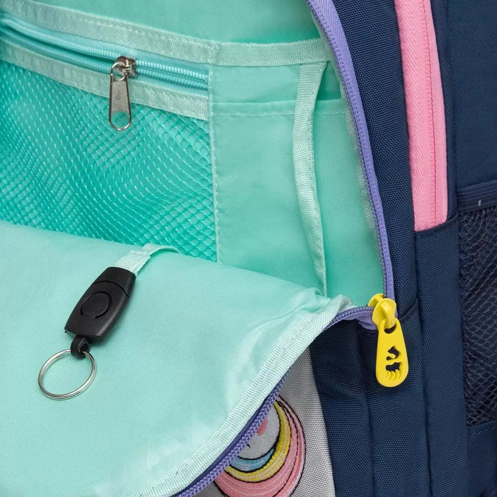 Школьный рюкзак Grizzly RG-461-2 (синий/светло-серый) фото 5