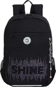 Школьный рюкзак Grizzly RG-464-3f (черный/фиолетовый) фото