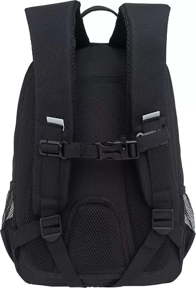 Школьный рюкзак Grizzly RG-464-3f (черный/серебряный) фото 3