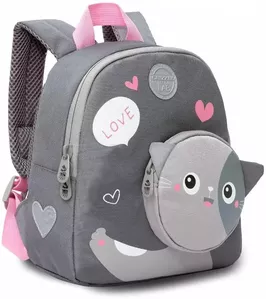 Детский рюкзак Grizzly RK-280-1 (серый) фото