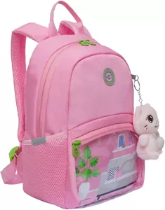 Школьный рюкзак Grizzly RO-370-1 (розовый) фото
