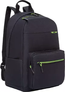 Школьный рюкзак Grizzly RQL-118-31 (черный/салатовый) фото