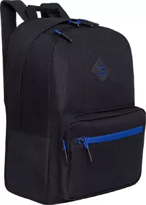 Школьный рюкзак Grizzly RQL-218-9 (черный/синий) фото