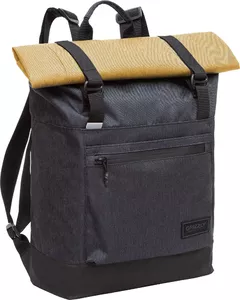 Городской рюкзак Grizzly RQL-315-1 (черный/песочный) фото