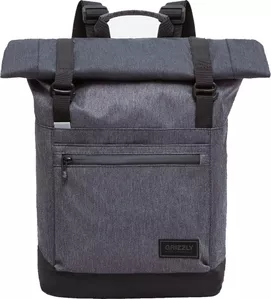 Городской рюкзак Grizzly RQL-315-1 (черный/серый) фото