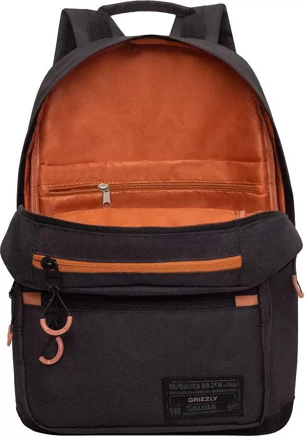 Городской рюкзак Grizzly RQL-518-1 (черный) фото 2