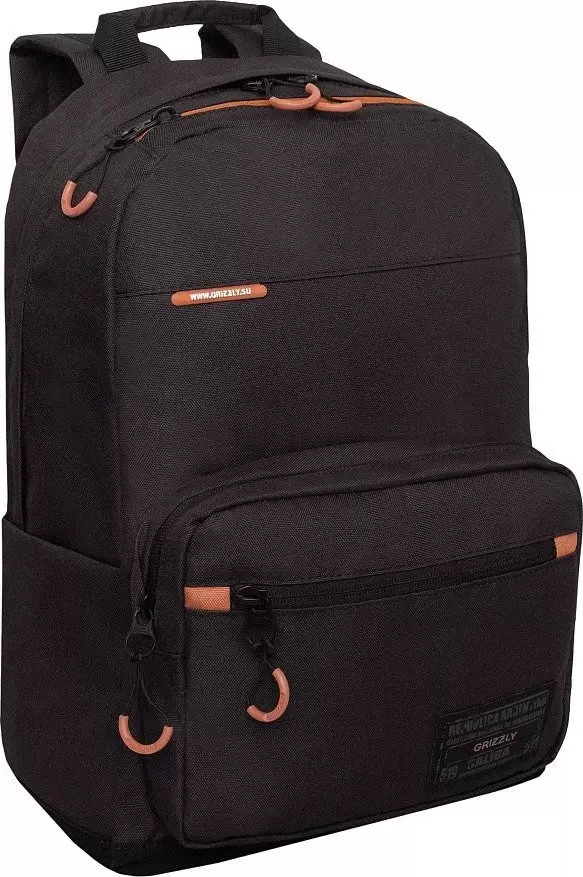 Городской рюкзак Grizzly RQL-518-1 (черный) фото 4