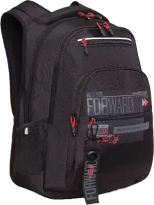 Школьный рюкзак Grizzly RU-331-2 (черный/красный) icon