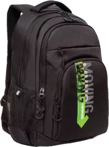 Школьный рюкзак Grizzly RU-336-3 (черный/салатовый) icon