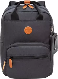 Городской рюкзак Grizzly RXL-326-1 (черный/рыжий) фото