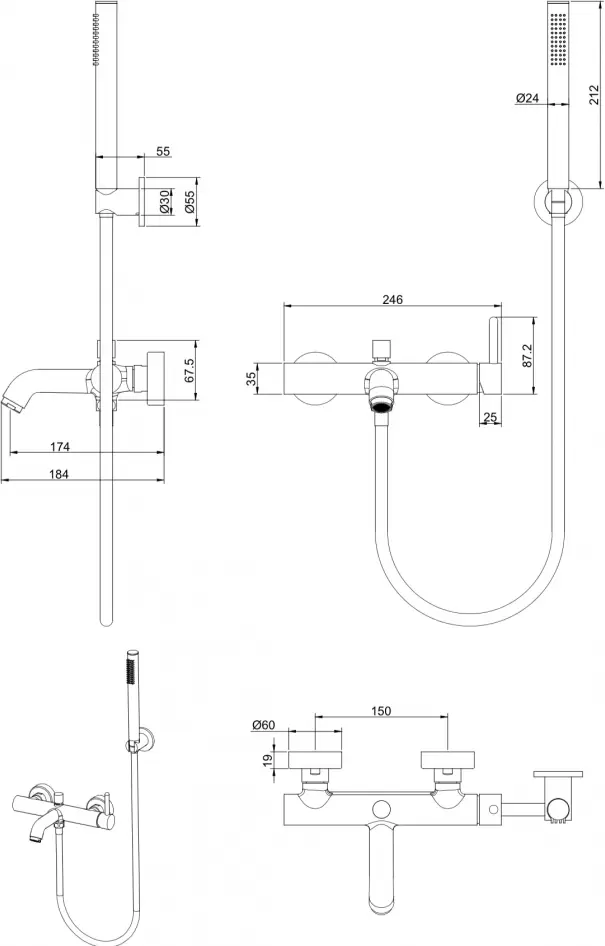 Смеситель Grocenberg GB8099MG фото