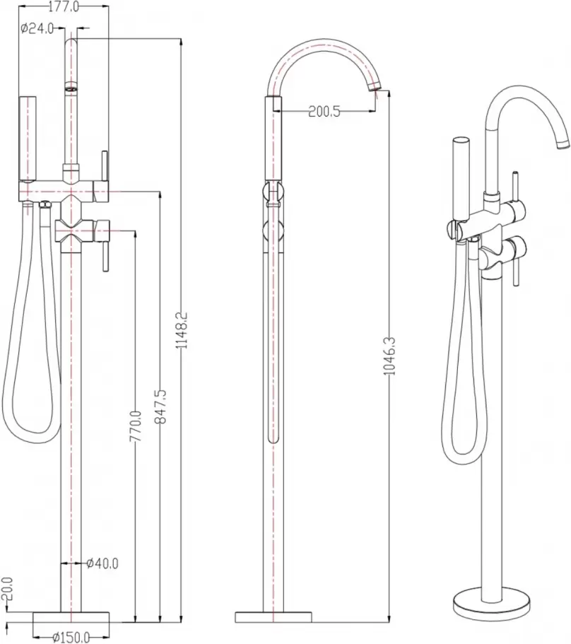 Смеситель Grocenberg GB900GL фото