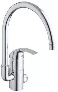 Смеситель однорычажный GROHE EUROSMART 33490 001 фото