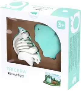 Игрушка-конструктор Halftoys Dino Трицера с диорамой HD001 фото