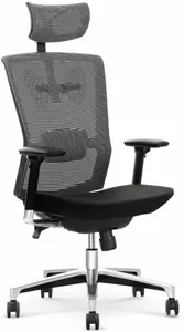 Кресло Halmar Ambasador (черный/серый) фото
