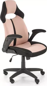 Кресло Halmar Bloom (розовый/черный) фото