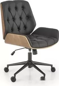 Кресло Halmar Gavin (ореховый/черный) фото