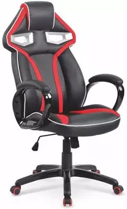 Кресло Halmar HONOR (черный/красный) фото