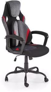 Кресло Halmar Jensen (черный/серый/красный) фото