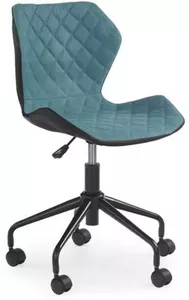 Кресло Halmar Matrix (черный/бирюзовый) фото