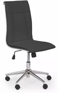 Офисный стул Halmar Portos (черный/хром) фото