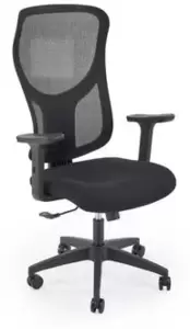 Кресло компьютерное Halmar Scot (черный/черный) фото