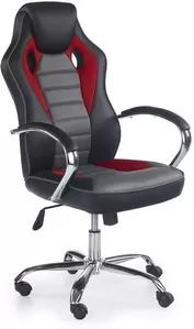 Кресло Halmar SCROLL (черный/красный/серый) фото