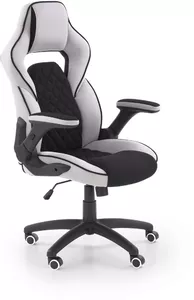 Кресло Halmar Sonic (черный/светло-серый)  фото