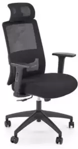 Кресло компьютерное Halmar Swift (черный/черный) фото