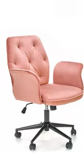 Кресло Halmar Tulip (розовый/черный) фото