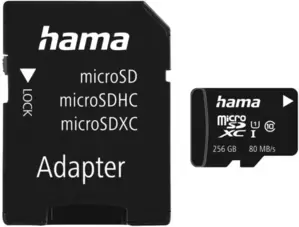 Карта памяти Hama 00124173 microSDXC 256GB (с адаптером)