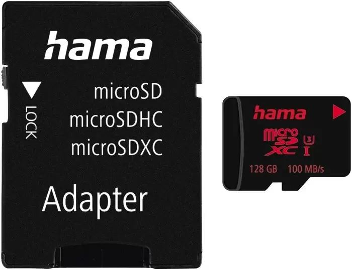 Hama 00213116 microSDXC 128GB + адаптер