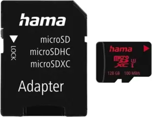 Карта памяти Hama 00213116 microSDXC 128GB + адаптер фото