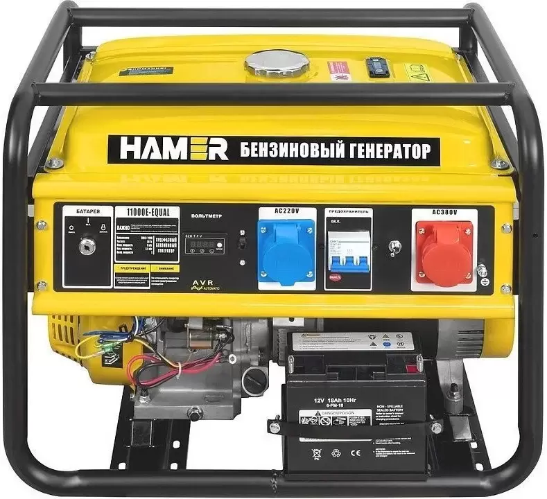Бензиновый генератор Hamer 10000E-Equal фото 2
